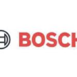 A bosch logo is shown on the side of a building.