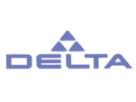 A delta logo is shown in blue.