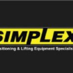 A black and yellow logo for simplex.