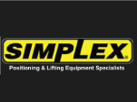 A black and yellow logo for simplex.