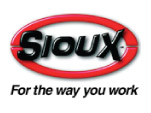 A logo of sioux for the way you work