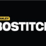 A black and yellow logo for stanley bostitch.