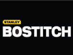 A black and yellow logo for stanley bostitch.