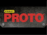 A black and red logo for the stanley proto.